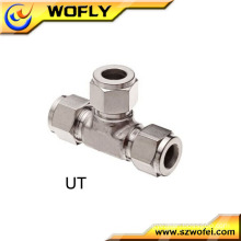 distributor flexible pipe Union Tee gas tube fitting